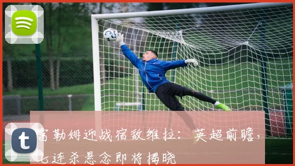 富勒姆迎战宿敌维拉:英超前瞻,七连杀悬念即将揭晓